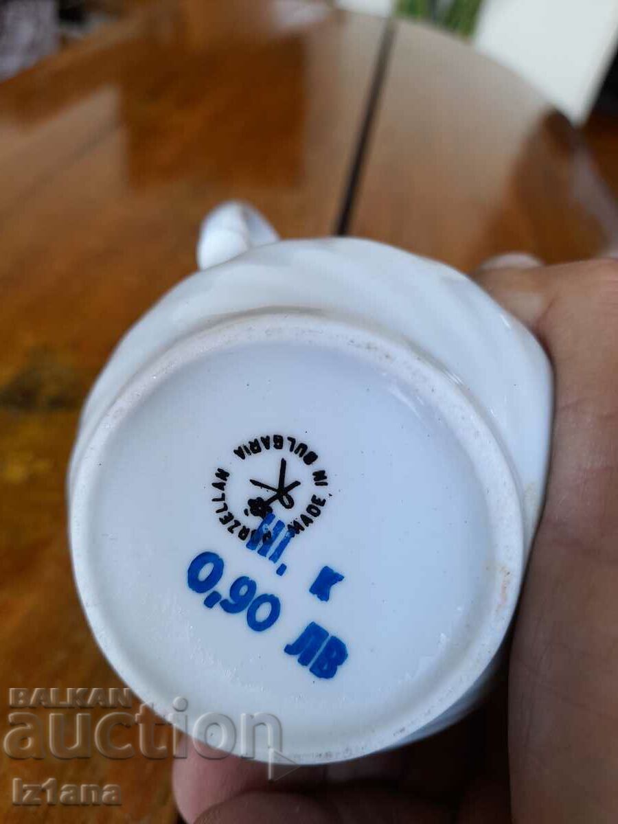 Old porcelain jug, jug - 6