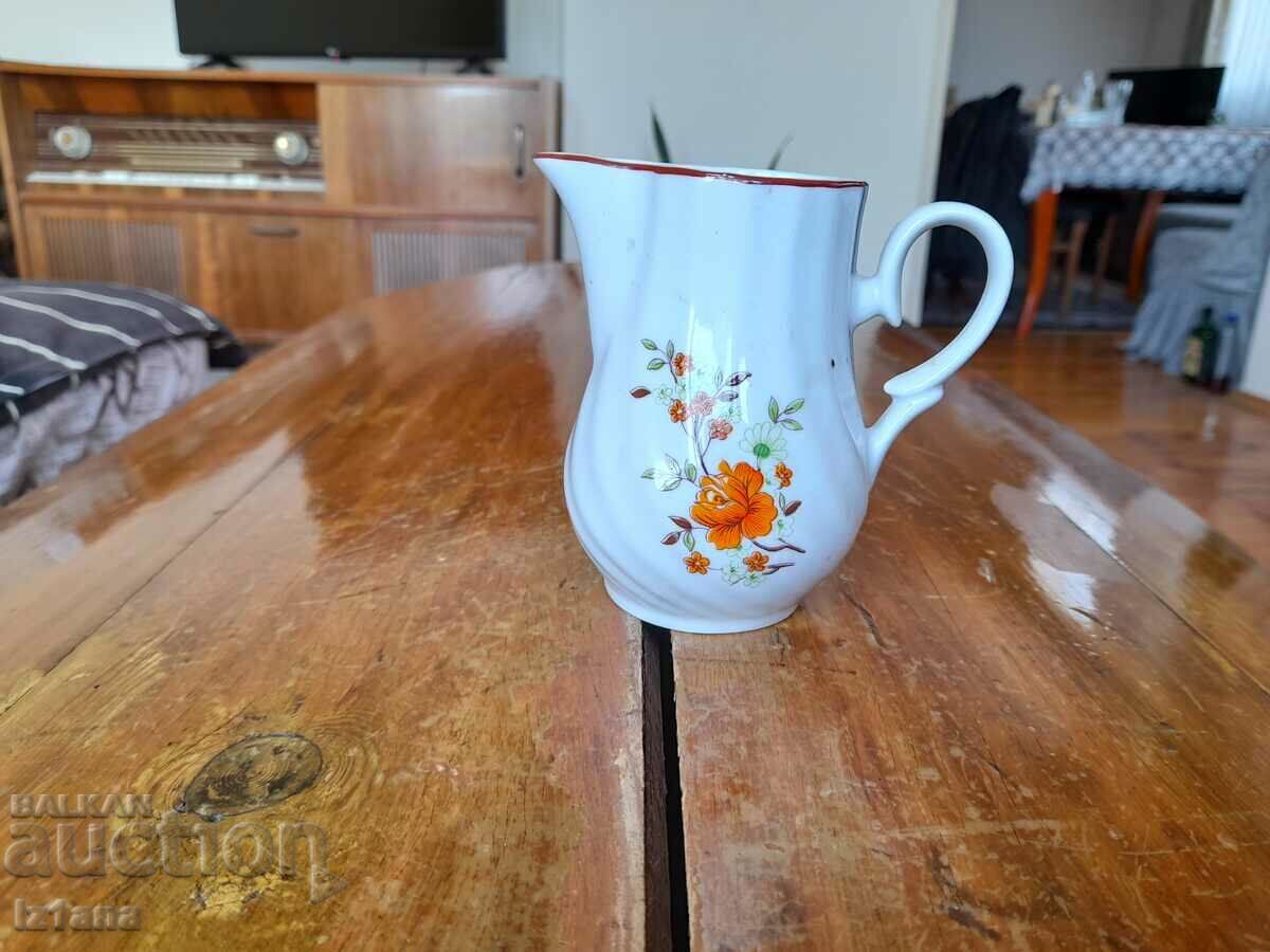 Old porcelain jug, jug