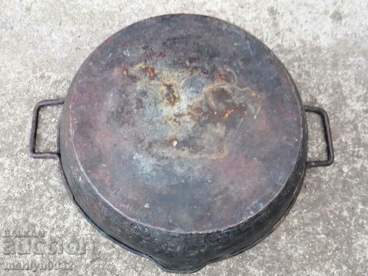 Old copper tray sahan copper tray pan blue - 6 Old copper tray sahan copper tray pan blue - 6
