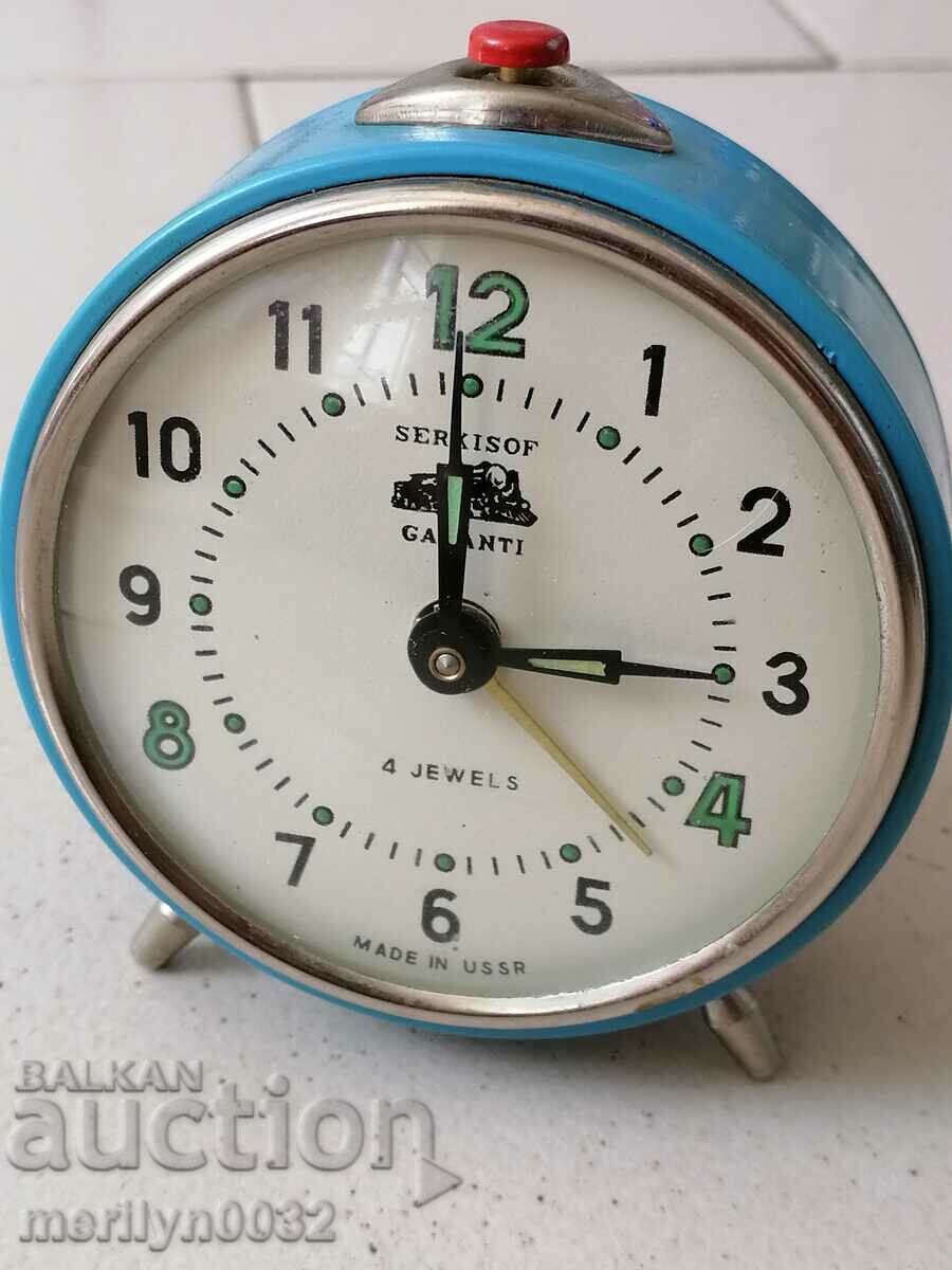 Desktop clock "SARKISOF", alarm clock - USSR, WORKS with price 39.00 BGN | € 19.94 Desktop clock "SARKISOF", alarm clock - USSR, WORKS with price 39.00 BGN | € 19.94