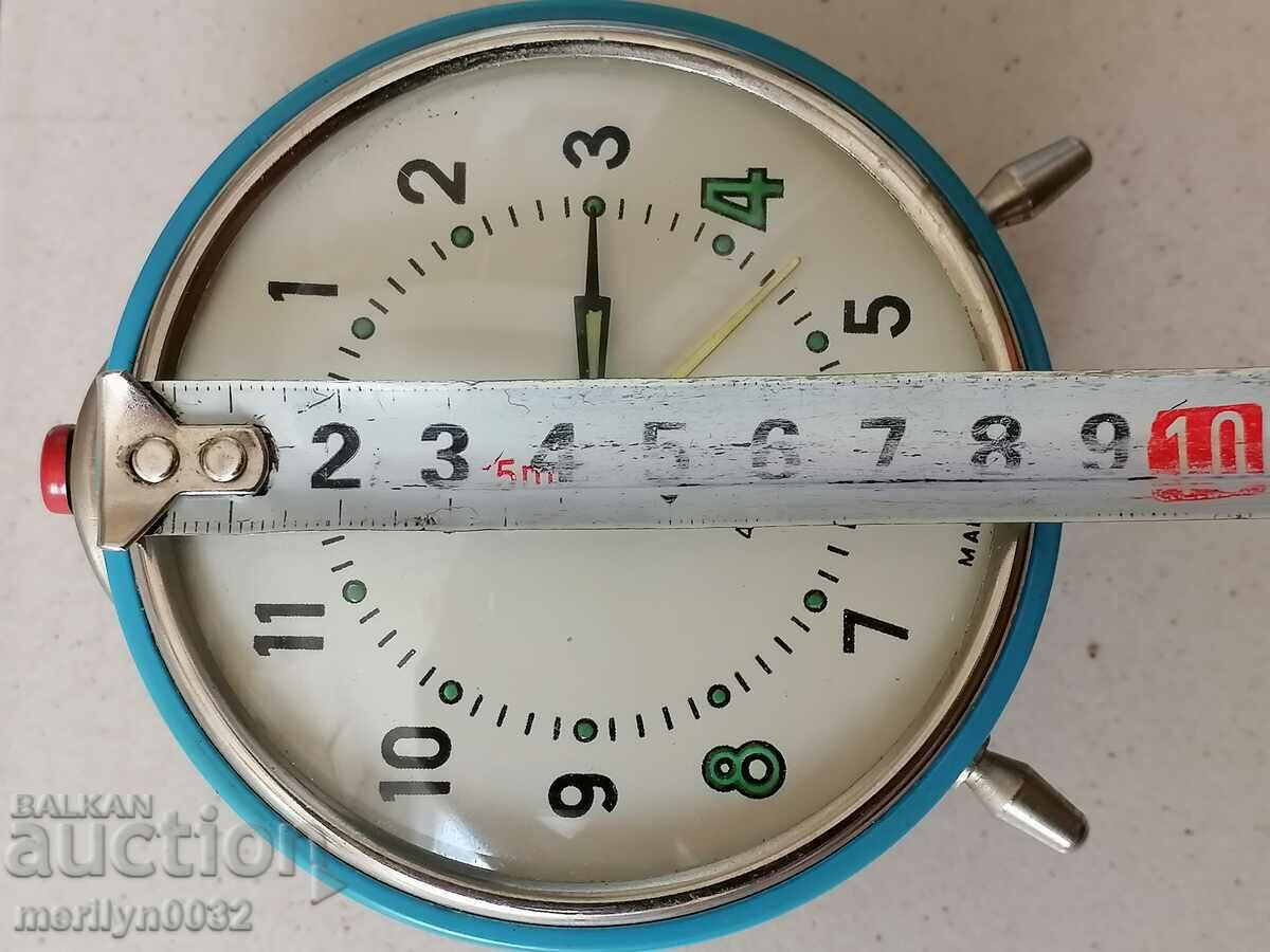 Desktop clock "SARKISOF", alarm clock - USSR, WORKS - 5 Desktop clock "SARKISOF", alarm clock - USSR, WORKS - 5