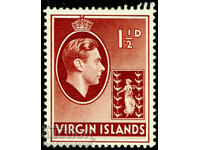 BRITISH VIRGIN ISLANDS SG112a, 1st red-brown MH