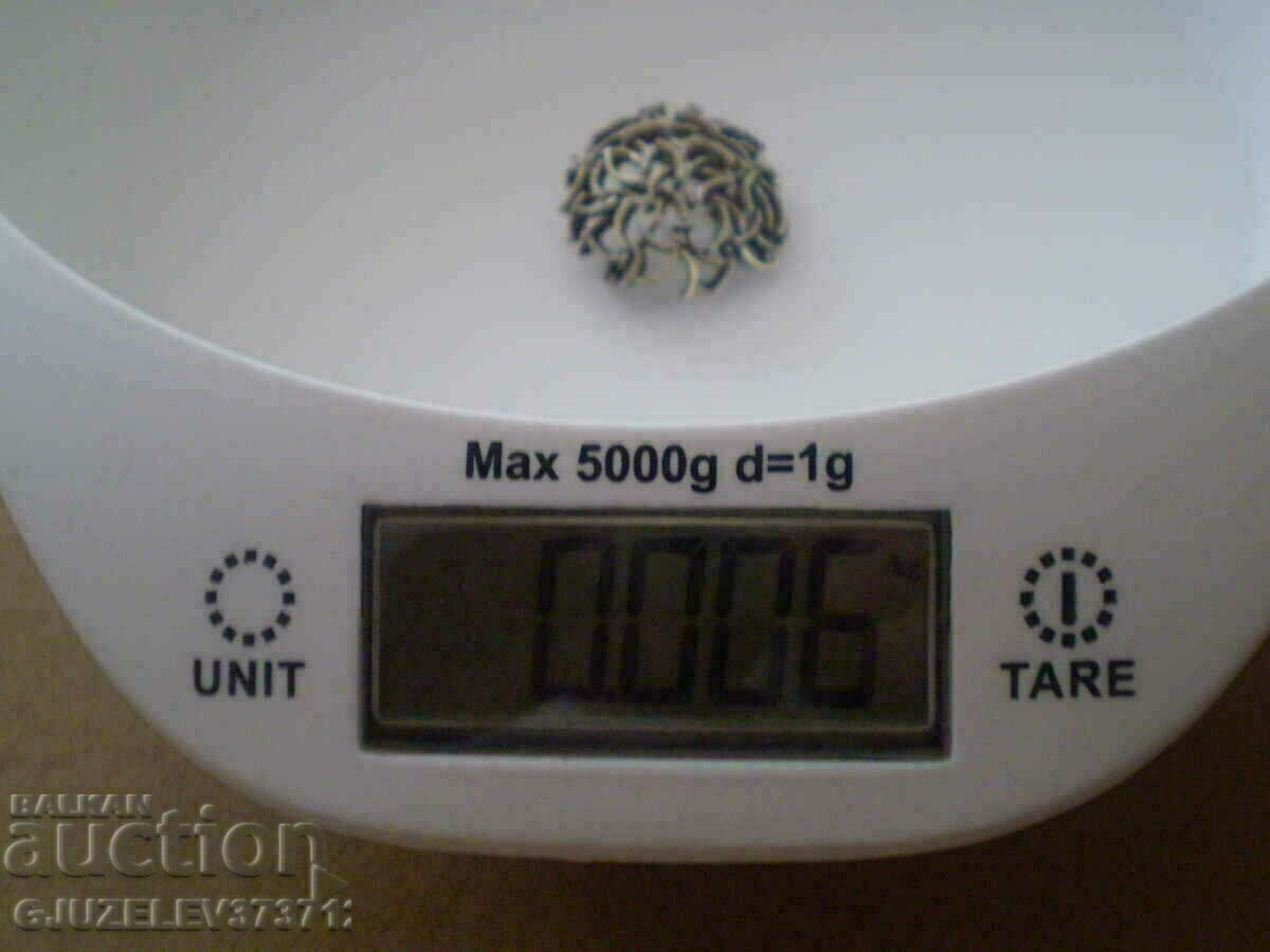 Broșă unică de damă realizată în întregime manual din miere solidă - 6