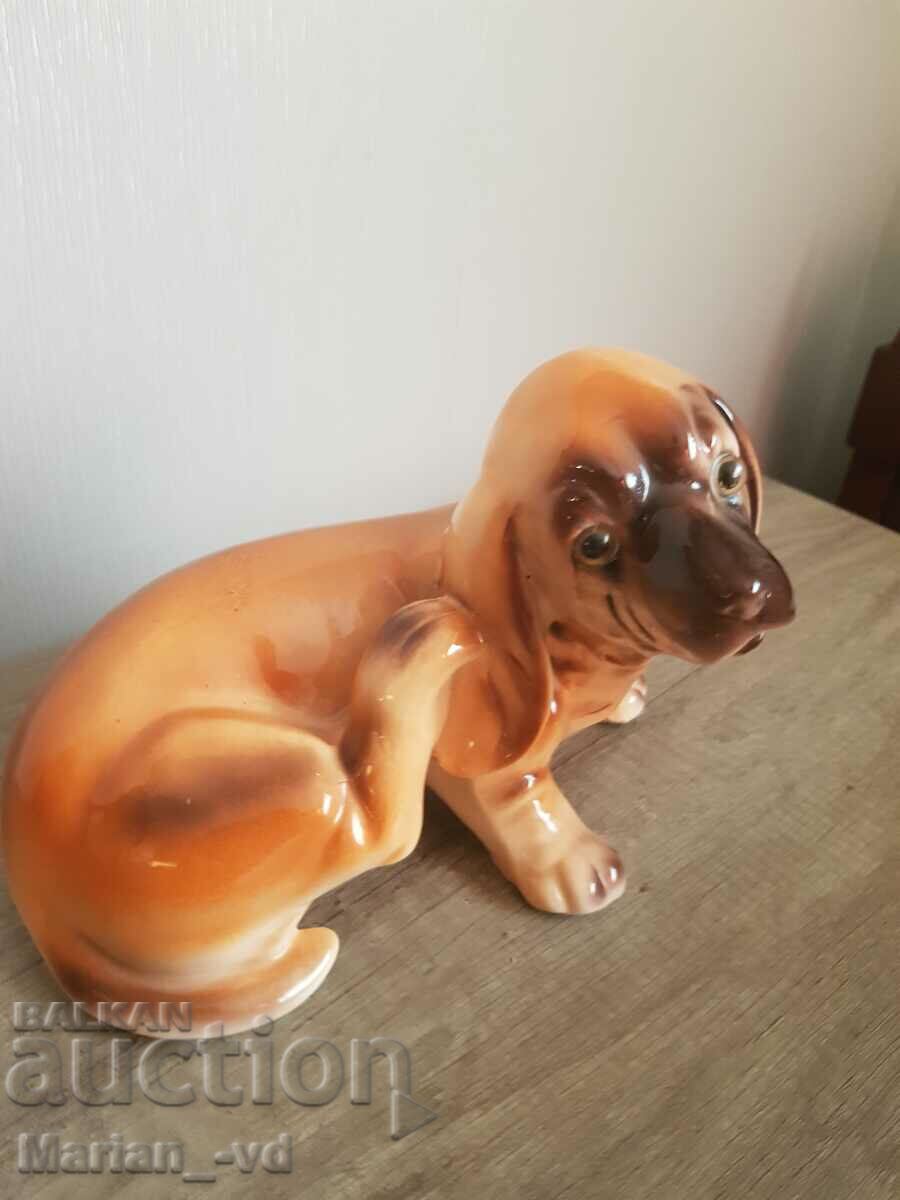 Σκυλί ειδώλιο πορσελάνης με τιμή 35.00 BGN | € 17.90