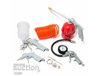 Partner pneumatic tools set, 5 parts, quick connections