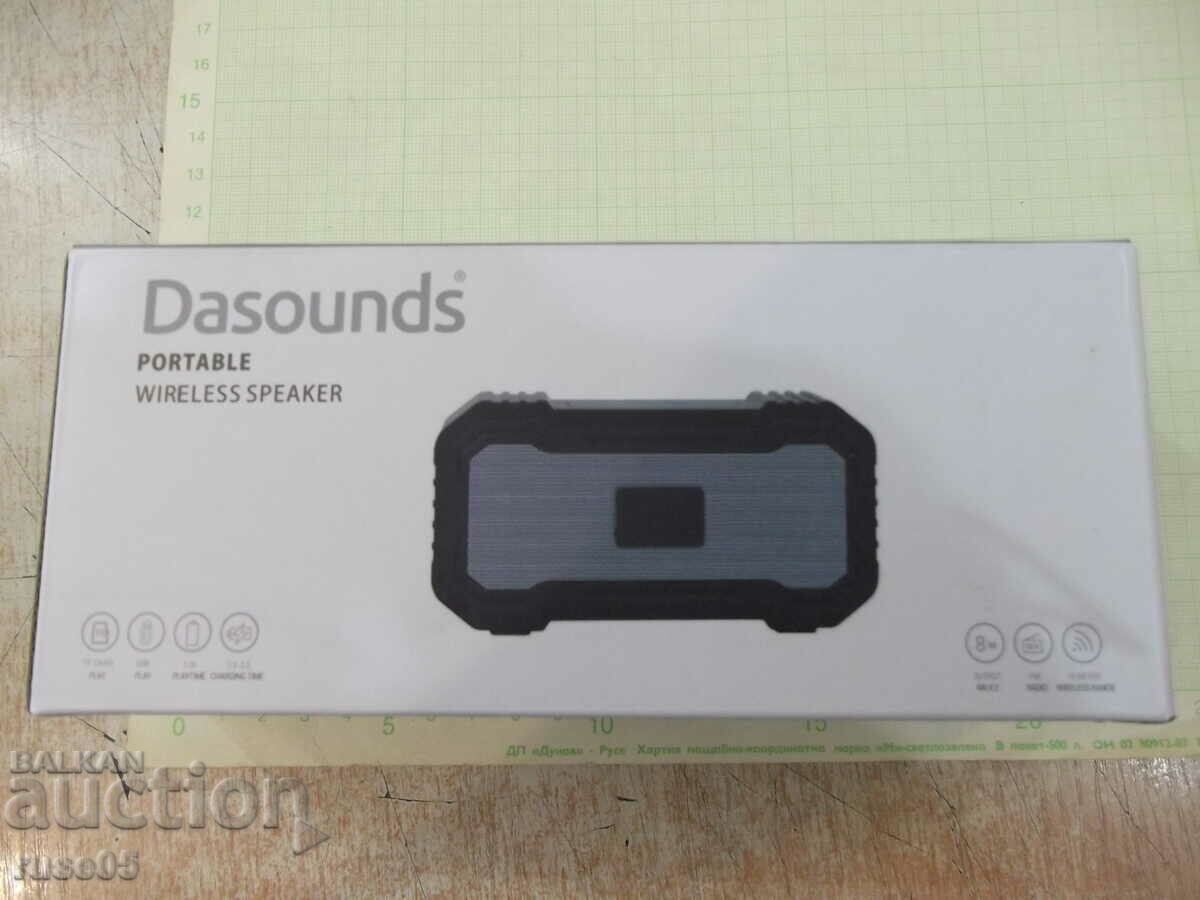 Difuzor portabil Bluetooth "Dasounds - ST - M33" nou