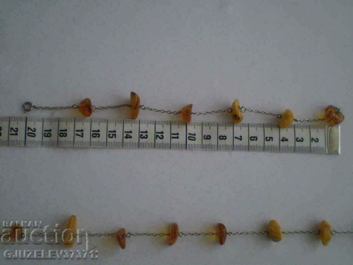 Delivery of Women's set of necklace and bracelet made of natural tiles Delivery of Women's set of necklace and bracelet made of natural tiles