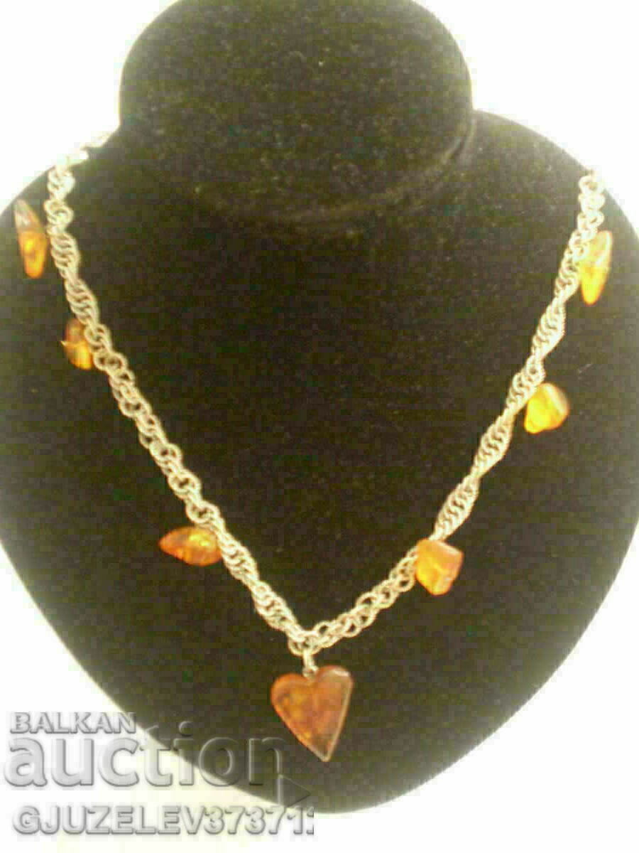 Vintage beautiful women's necklace natural amber - 5 Vintage beautiful women's necklace natural amber - 5