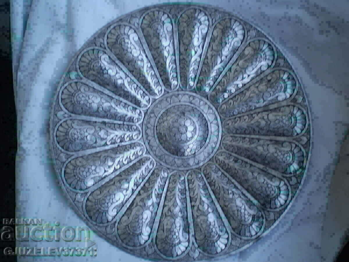 Antique hand forged metal plate plate for wall - 5 Antique hand forged metal plate plate for wall - 5