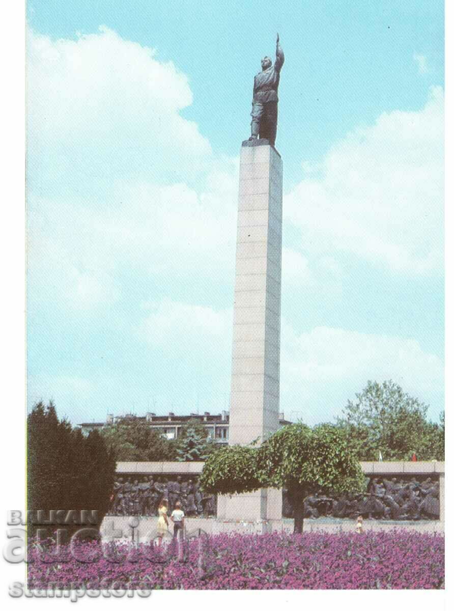 Бургас - Паметникът на Съветската армия