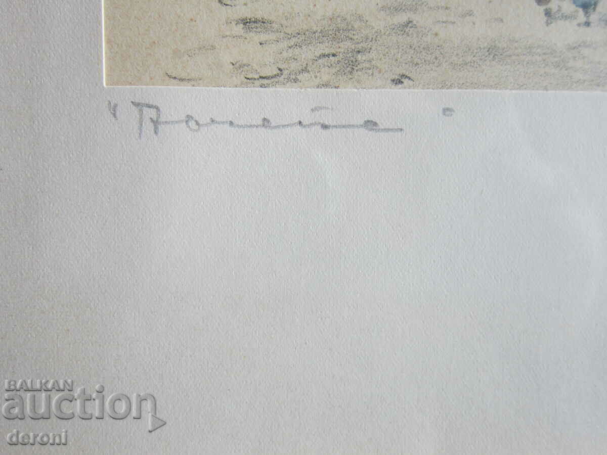 Old picture graphic signed 3 - 6 Old picture graphic signed 3 - 6