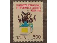 Италия 1983 Годишнина/Компютри/Коне MNH