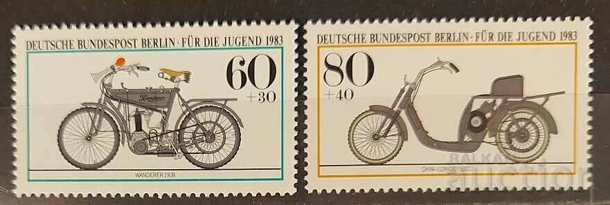 Γερμανία / Βερολίνο 1983 MNH μοτοσικλέτες