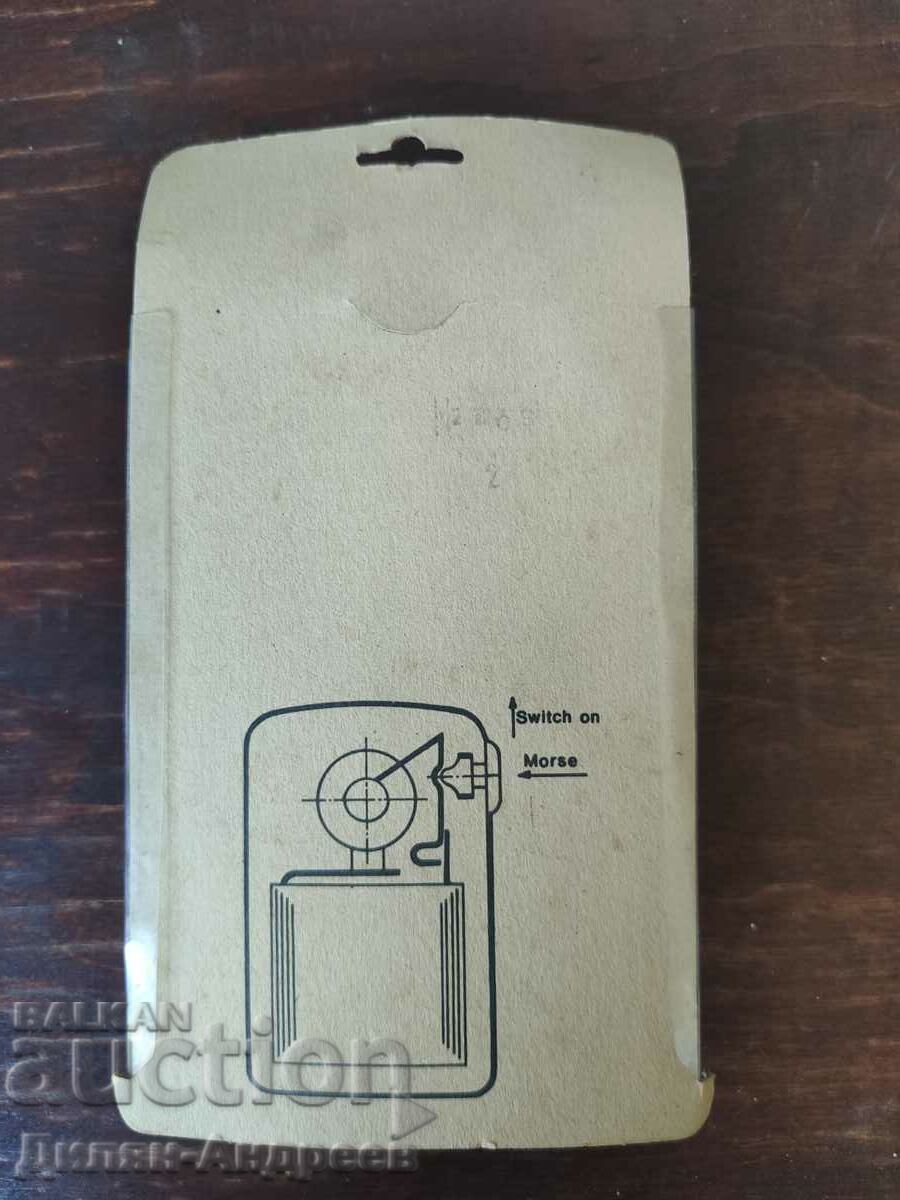 Pocket flashlight from SOC with packaging with price 14.00 BGN | € 7.16 Pocket flashlight from SOC with packaging with price 14.00 BGN | € 7.16