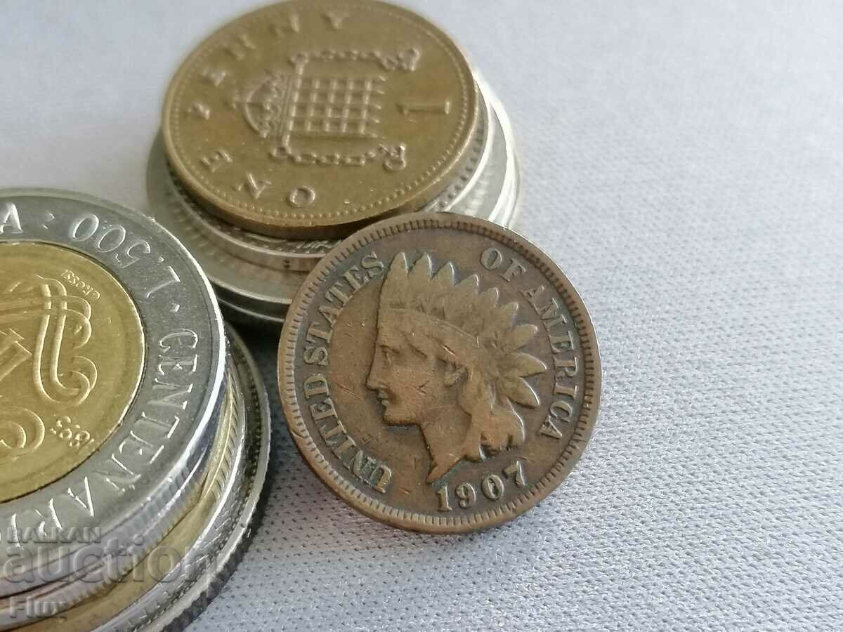 Coin - USA - 1 cent 1907 with price 18.00 BGN | € 9.20 Coin - USA - 1 cent 1907 with price 18.00 BGN | € 9.20