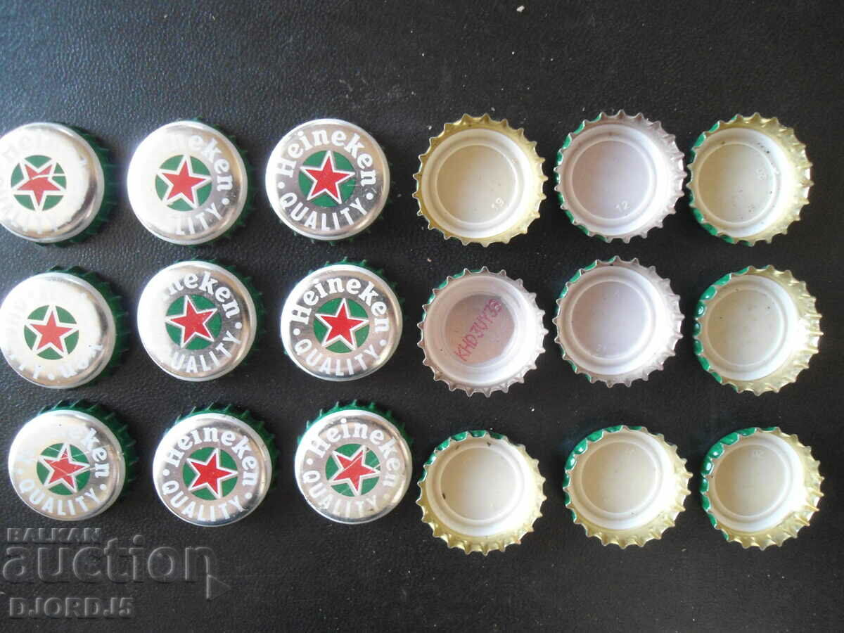 Auction  Old caps, 18 pieces