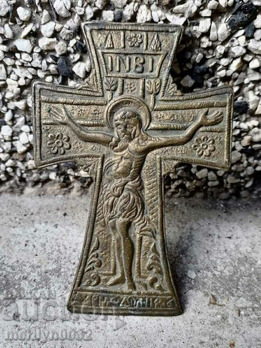 Revival bronze cross 1806 crucifix