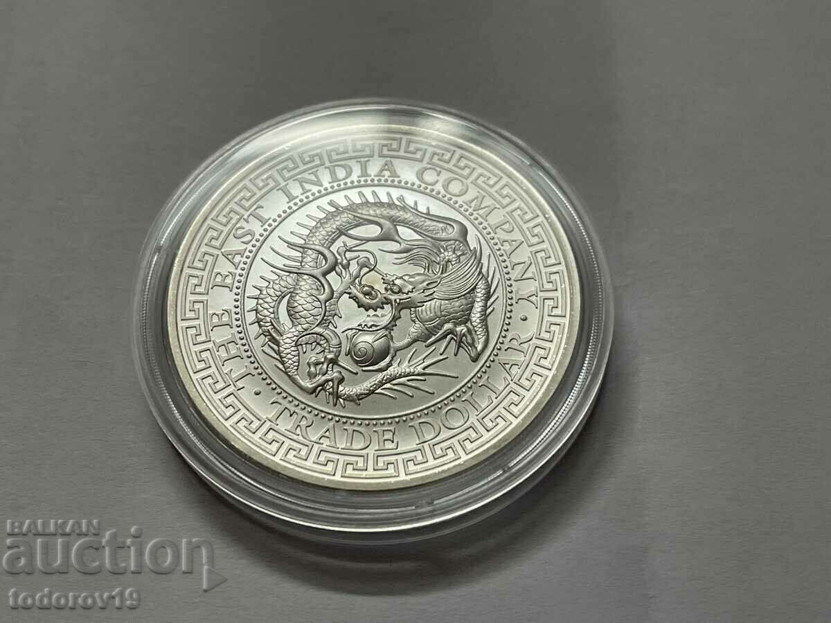 Auction 1 oz Silver Japanese Trade Dollar - 2020 Auction 1 oz Silver Japanese Trade Dollar - 2020