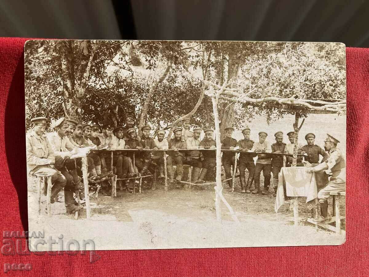 Delivery of Veterinary course Front Huma village Macedonia 1916 Delivery of Veterinary course Front Huma village Macedonia 1916