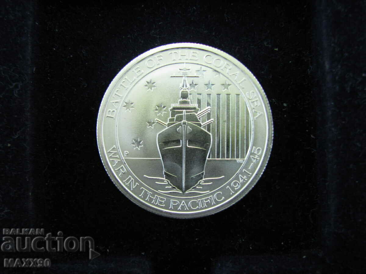 Сребро половин унция(1/2 oz) битката за Коралово море с цена € 60.00 | 117.35 лв. Сребро половин унция(1/2 oz) битката за Коралово море с цена € 60.00 | 117.35 лв.