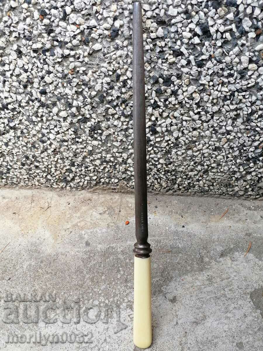 Delivery of Old table with ivory handle knife sharpener Delivery of Old table with ivory handle knife sharpener