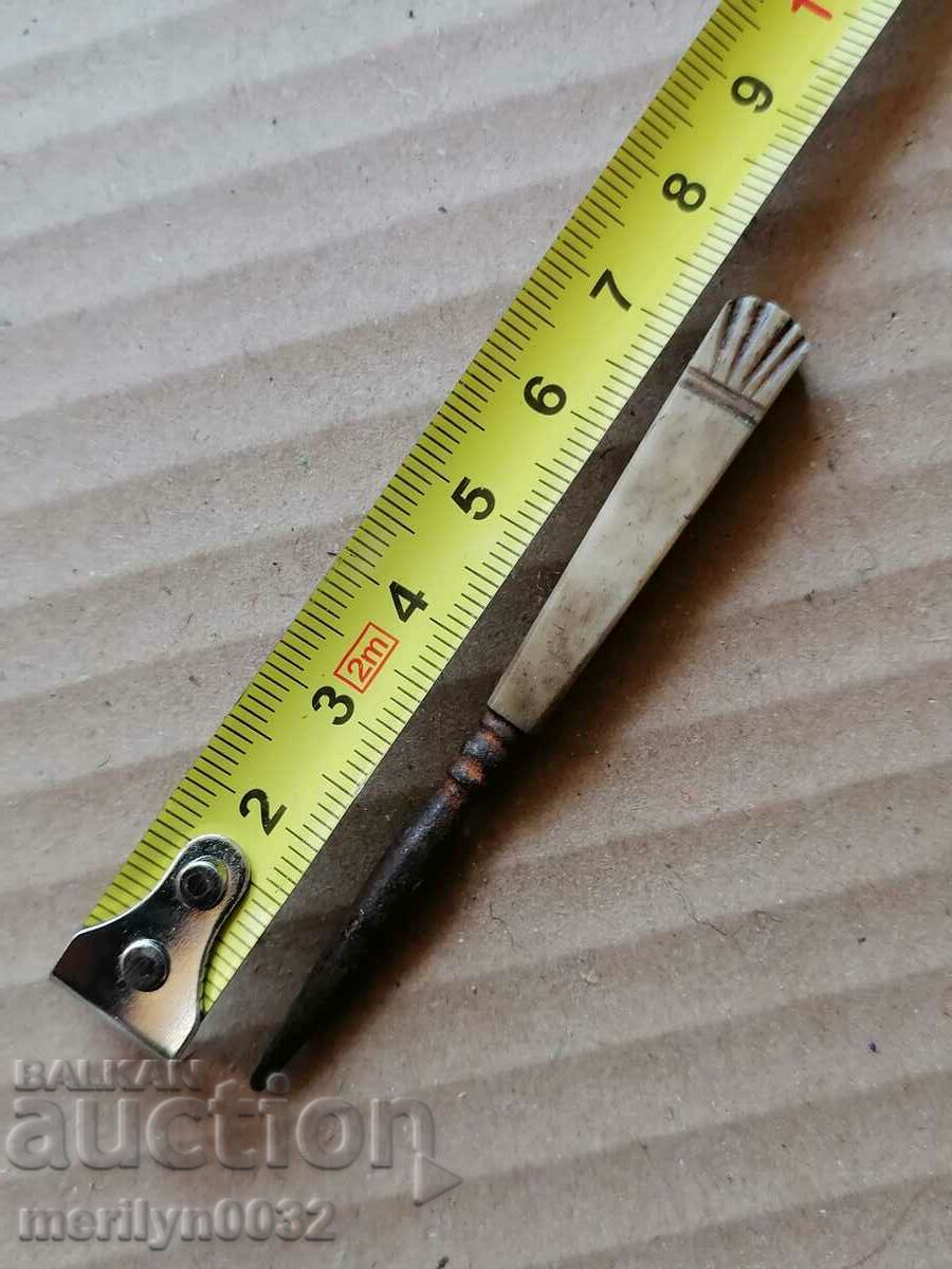 Old awl with wrought iron skewer handle of wrought iron primitive - 7 Old awl with wrought iron skewer handle of wrought iron primitive - 7