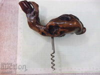 Corkscrew with wooden handle - 1