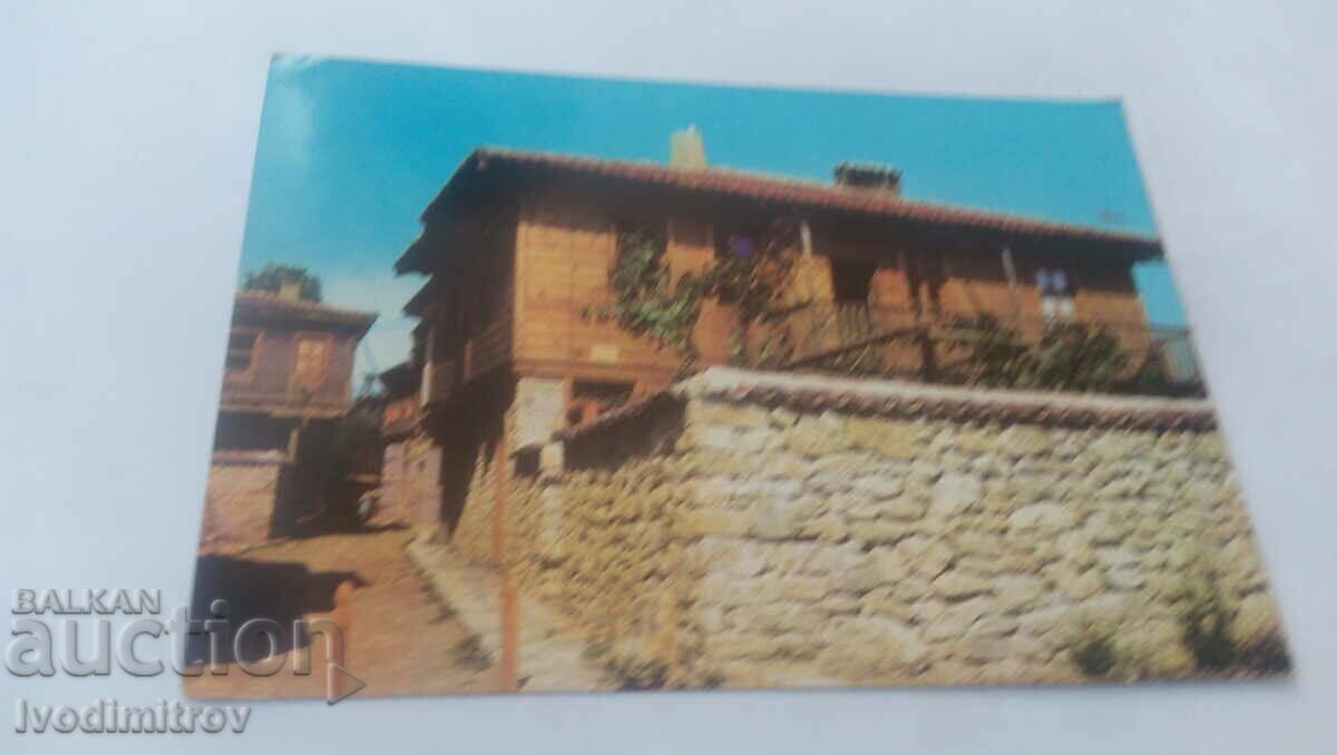 Пощенска картичка Несебър Стара къща