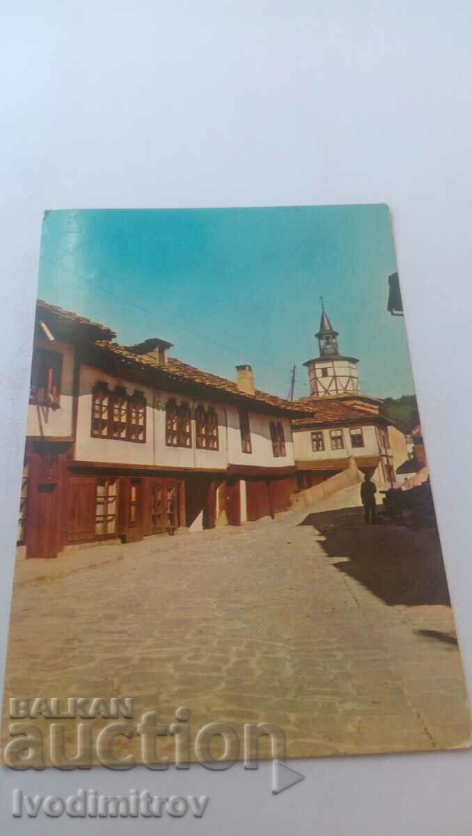 Пощенска картичка Трявна Изглед 1969