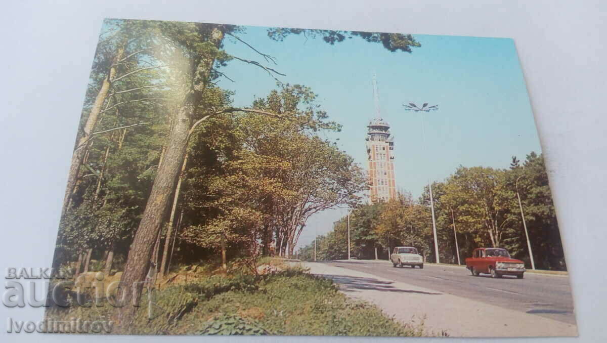 Postcard Sofia PK Yavorov Boulevard 1981