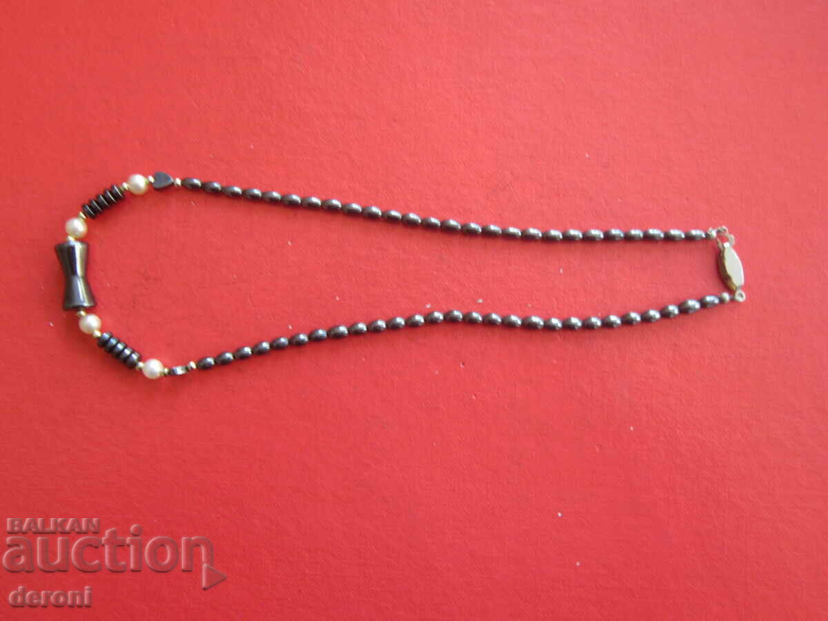 Παράδοση Υπέροχο κολιέ κολιέ με πέτρες και πέρλες 2 Παράδοση Υπέροχο κολιέ κολιέ με πέτρες και πέρλες 2