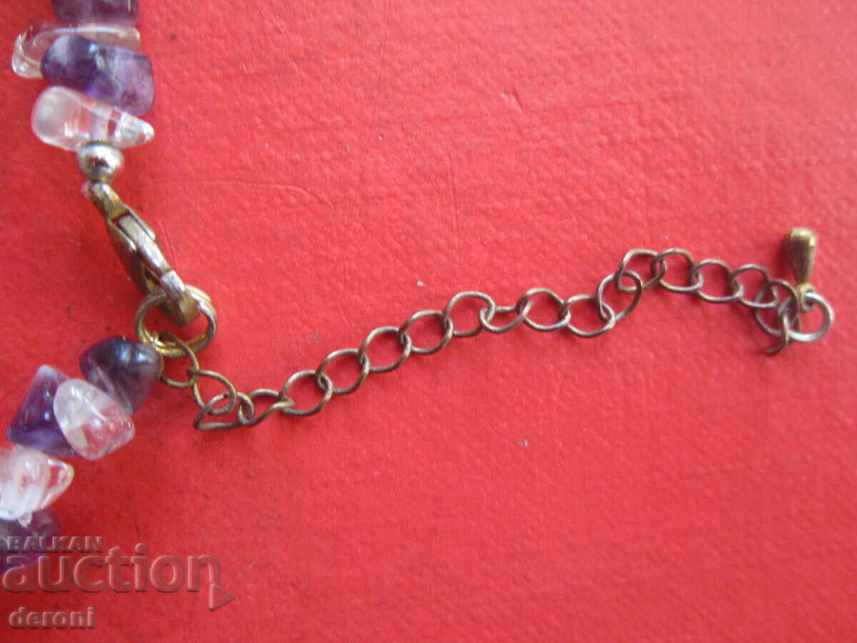 Auction Amazing necklace necklace with amethysts Auction Amazing necklace necklace with amethysts