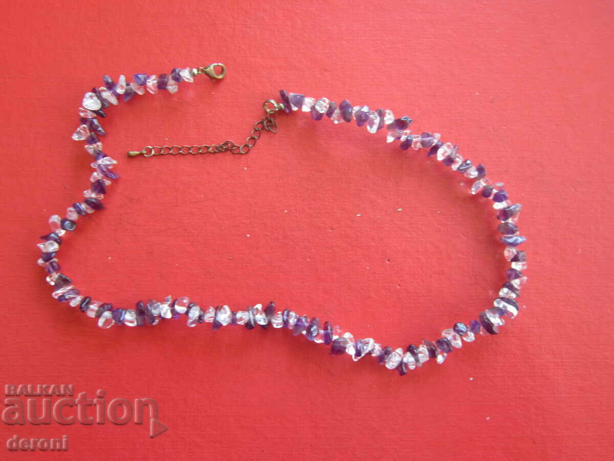 Amazing necklace necklace with amethysts - 5 Amazing necklace necklace with amethysts - 5