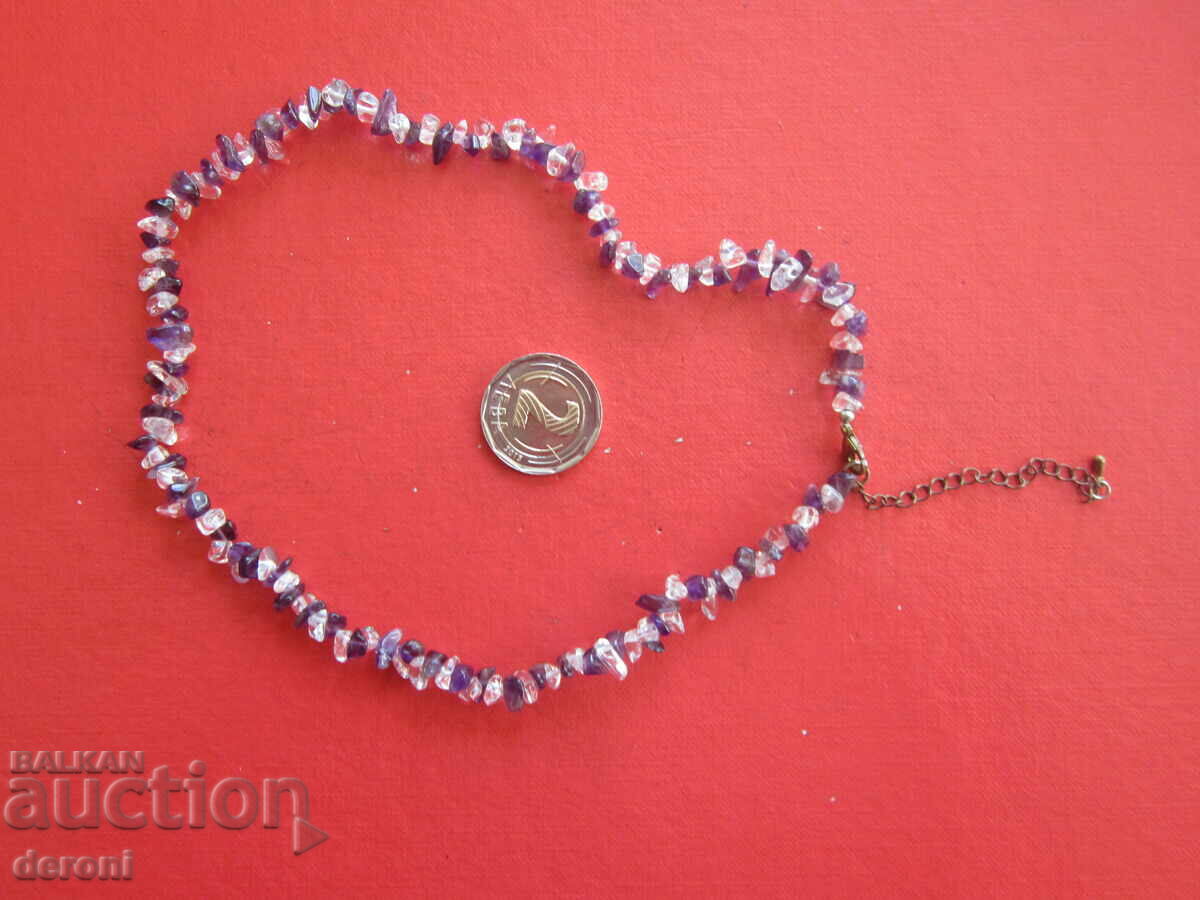 Amazing necklace necklace with amethysts