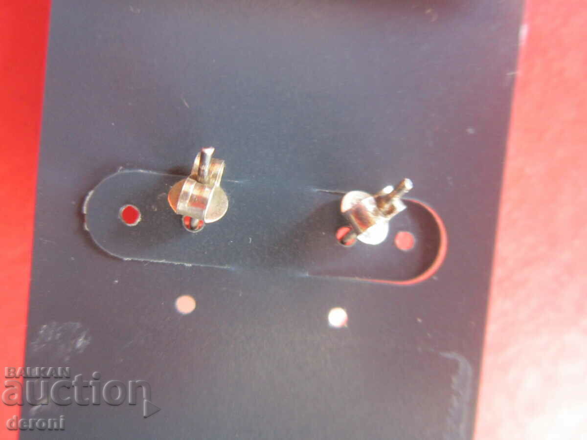 Great silver earrings earrings rose quartz 925 - 5 Great silver earrings earrings rose quartz 925 - 5