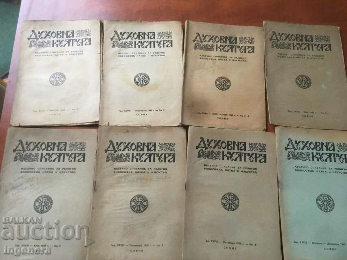 SET COMPLET REVISTA CULTURĂ SPIRITUALĂ PENTRU 1948