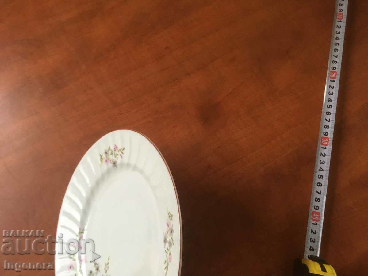 PORCELAIN PLATE BIG SHELVES BULGARIA - 5 PORCELAIN PLATE BIG SHELVES BULGARIA - 5