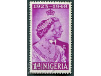 NIGERIA 1948 1d bright purple SG62 mint MH FG Royal Silver W