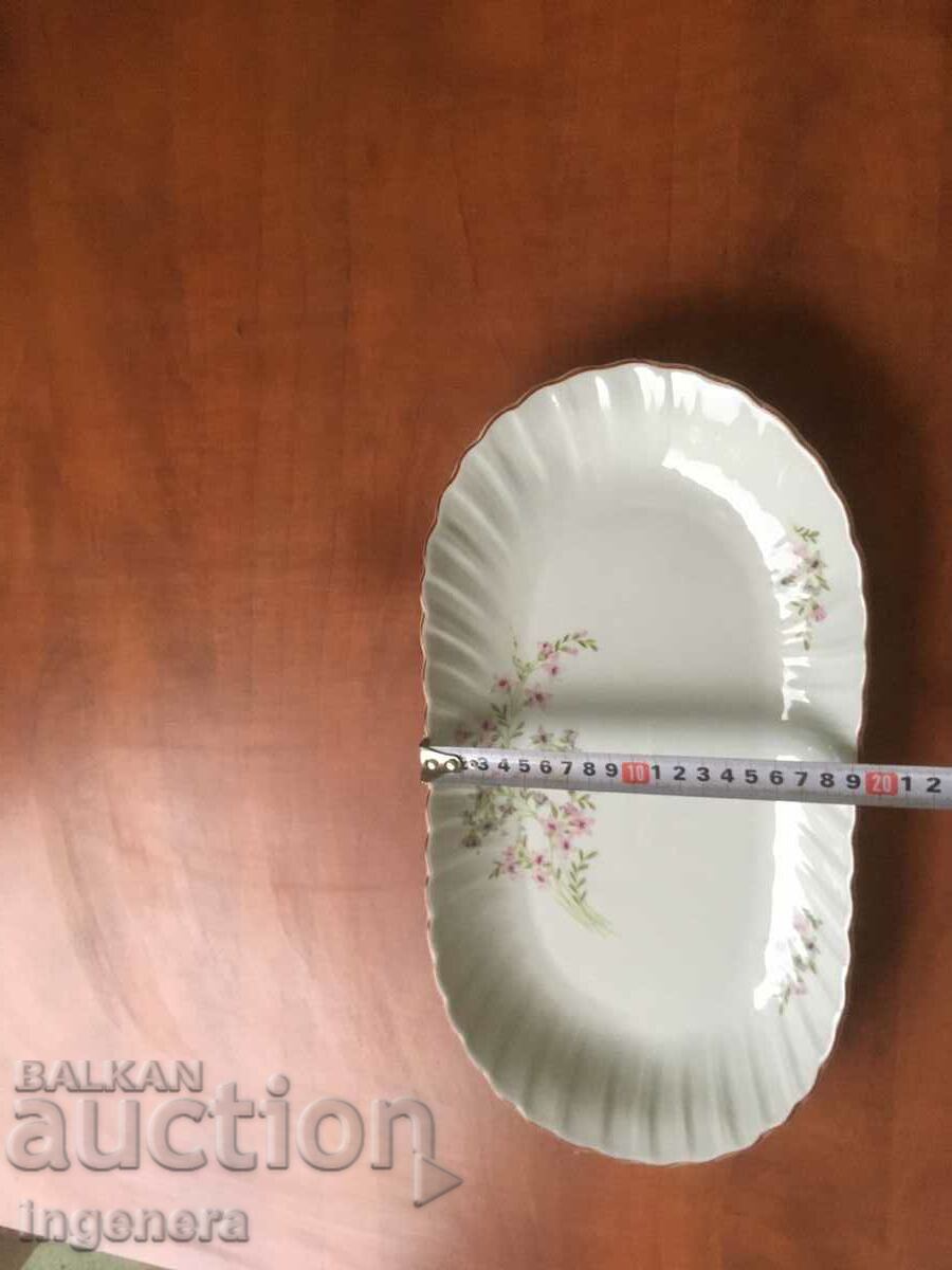 PORCELAIN PLATEAU TRAY BULGARIA with price 19.00 BGN | € 9.71 PORCELAIN PLATEAU TRAY BULGARIA with price 19.00 BGN | € 9.71
