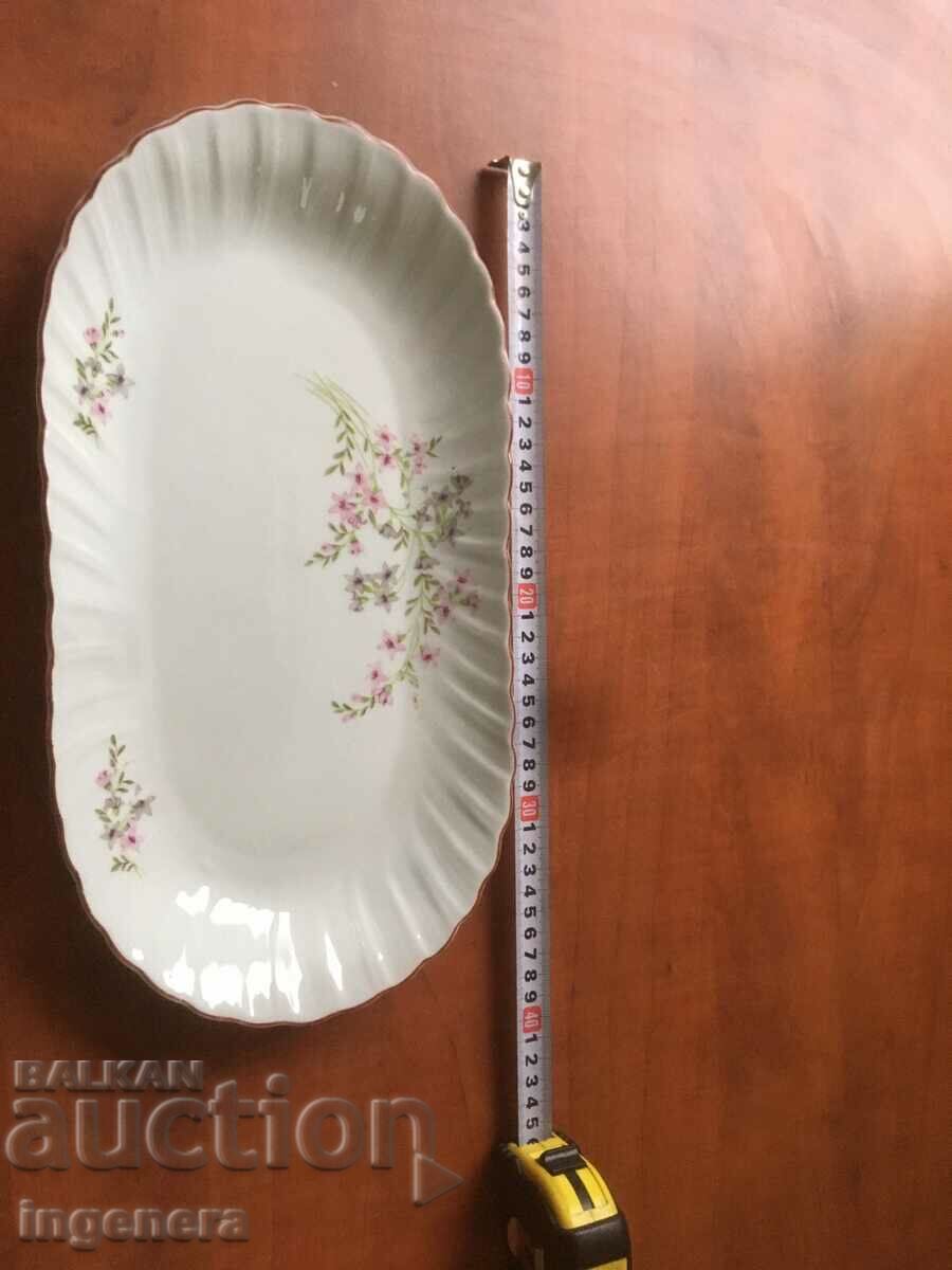 Auction PORCELAIN PLATEAU TRAY BULGARIA Auction PORCELAIN PLATEAU TRAY BULGARIA