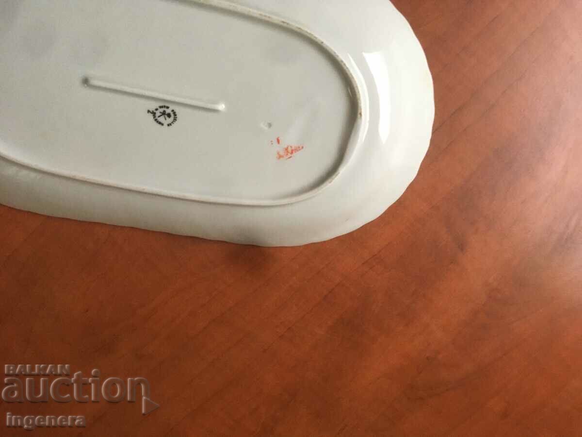 PORCELAIN PLATEAU TRAY BULGARIA - 5 PORCELAIN PLATEAU TRAY BULGARIA - 5