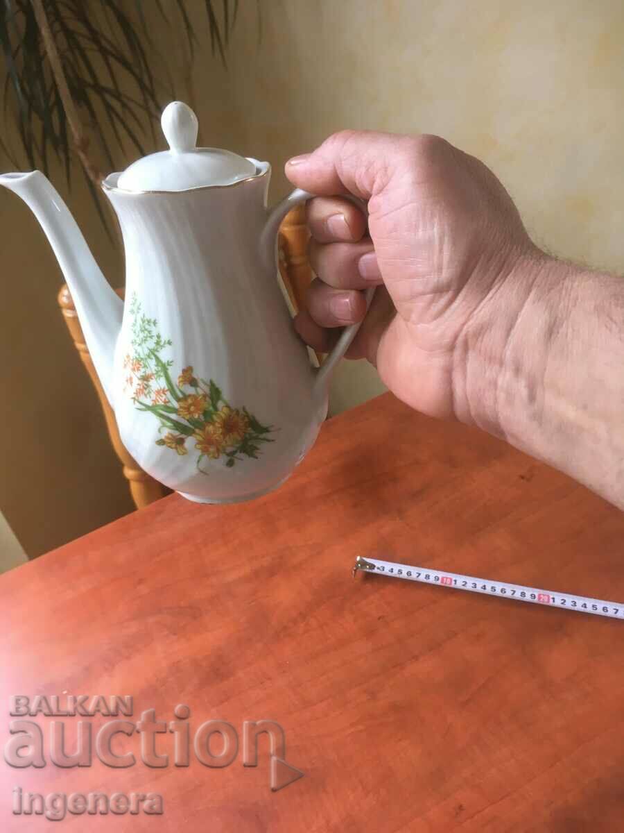 PORCELAIN TEAPOT JUG BULGARIA - 5
