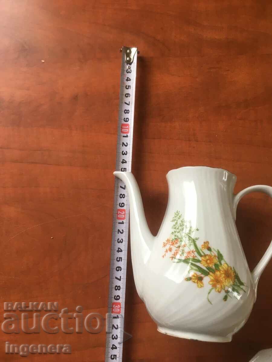 PORCELAIN TEAPOT JUG BULGARIA - 6