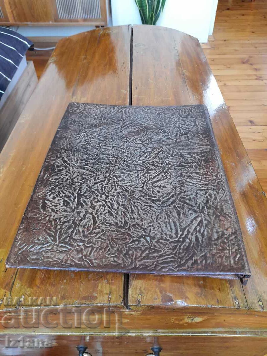 Old leather folder - 5 Old leather folder - 5