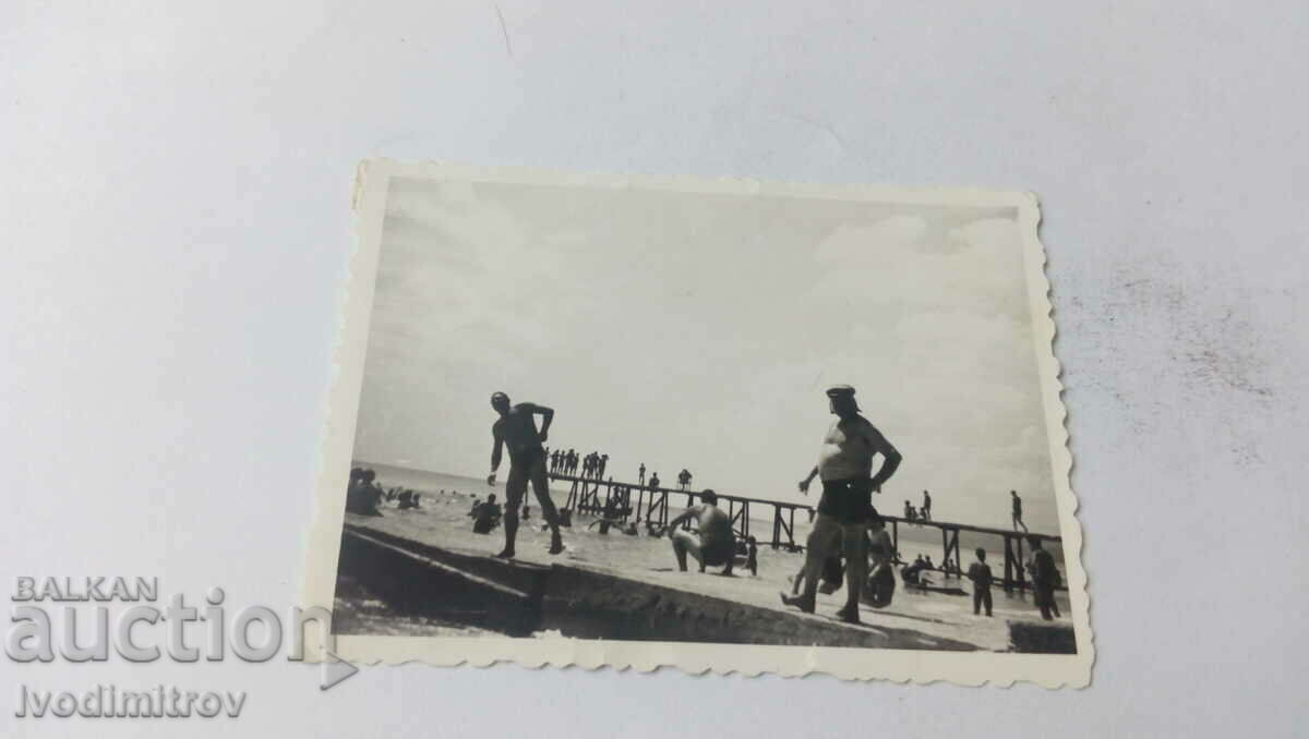 Photo Varna Two men in swimsuits 1961