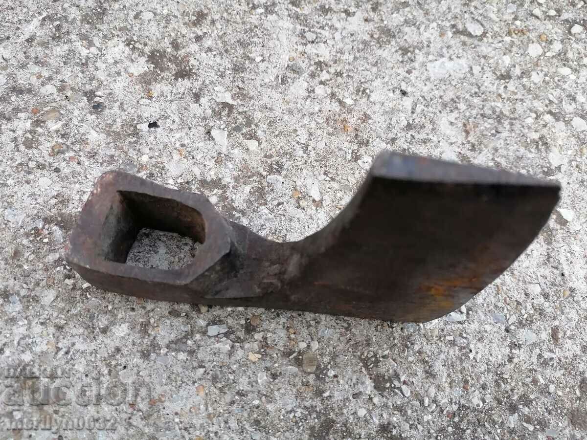 An old ax shaft tool wrought iron - 5 An old ax shaft tool wrought iron - 5