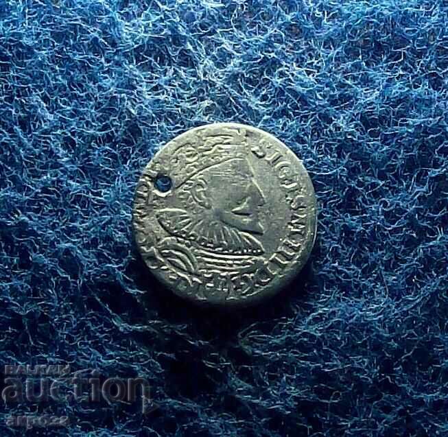 Сигизмунд III 3 гроша сребро 1594