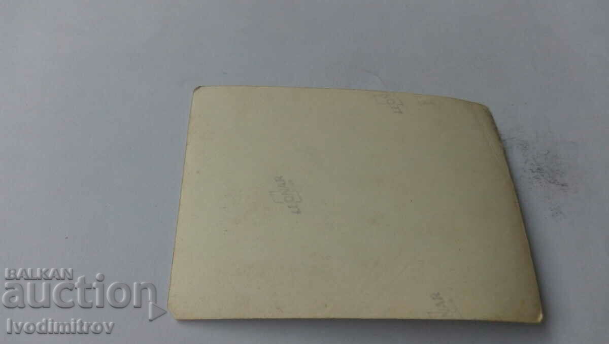 Photo Men and child with a carriage on the lawn with price 1.45 BGN | € 0.74