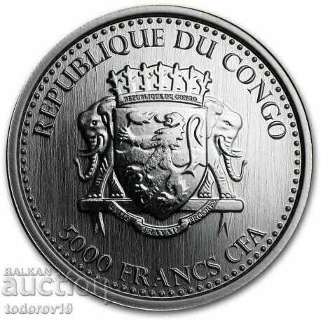 1 oz Silver NEW Gorilla Republic of Congo 2016 with price 166.99 BGN | € 85.38 1 oz Silver NEW Gorilla Republic of Congo 2016 with price 166.99 BGN | € 85.38