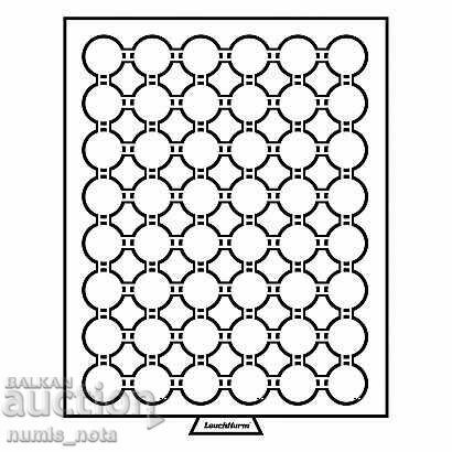 LEUCHTTURM MB boards with 48 round sockets Ø 29 mm. (23 mm) with price 48.00 BGN | € 24.54 LEUCHTTURM MB boards with 48 round sockets Ø 29 mm. (23 mm) with price 48.00 BGN | € 24.54